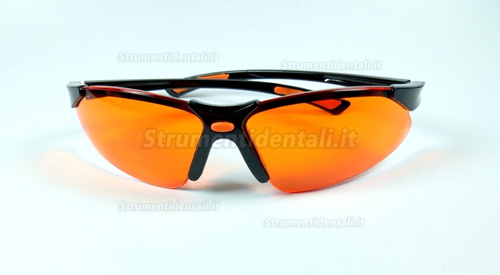 3 pezzi occhiali di sicurezza antiappannamento ​occhiali protettivi arancione